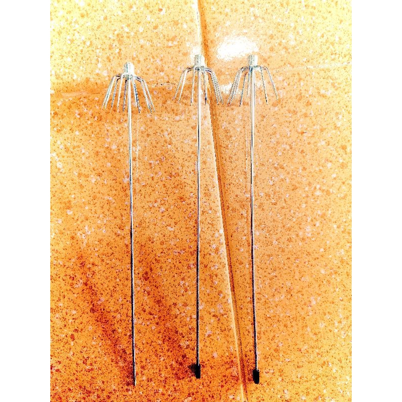 Jangkar Kail pancing cumi model tusukan panjang bahan stainles steel/umpan cumi