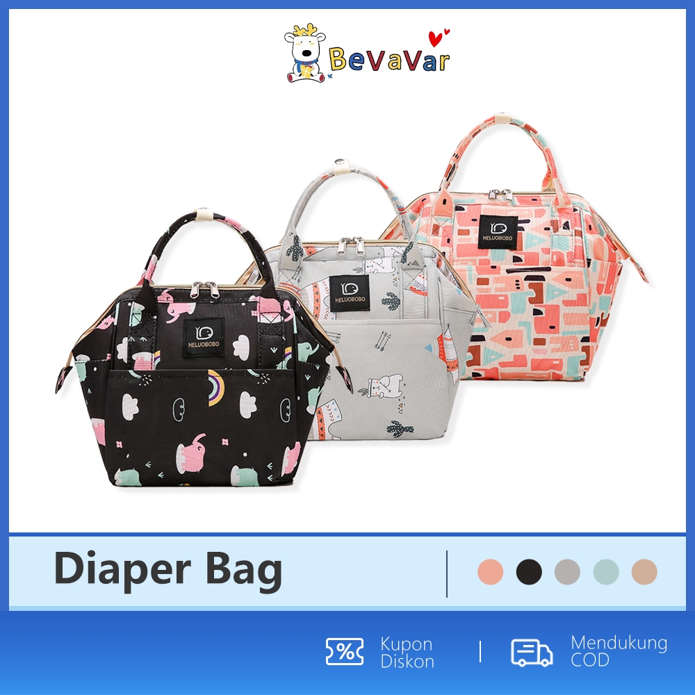 BEVAVAR Multifungsi Diaper Bag Bayi Tas Perlengkapan Bayi Waterproof