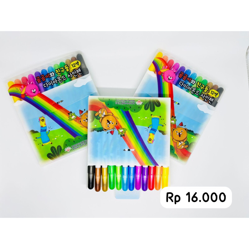 

spidol isi 12 warna