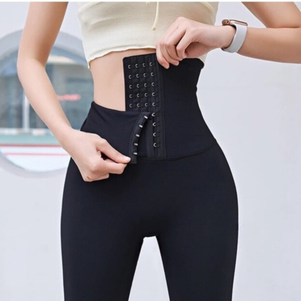 INSPORT - Legging Celana Olahraga Wanita legging Model Korset Premium 3315