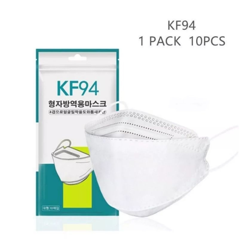 Masker KF-94 Putih White Face Mask K Pop 3D Evo Mask Artisan