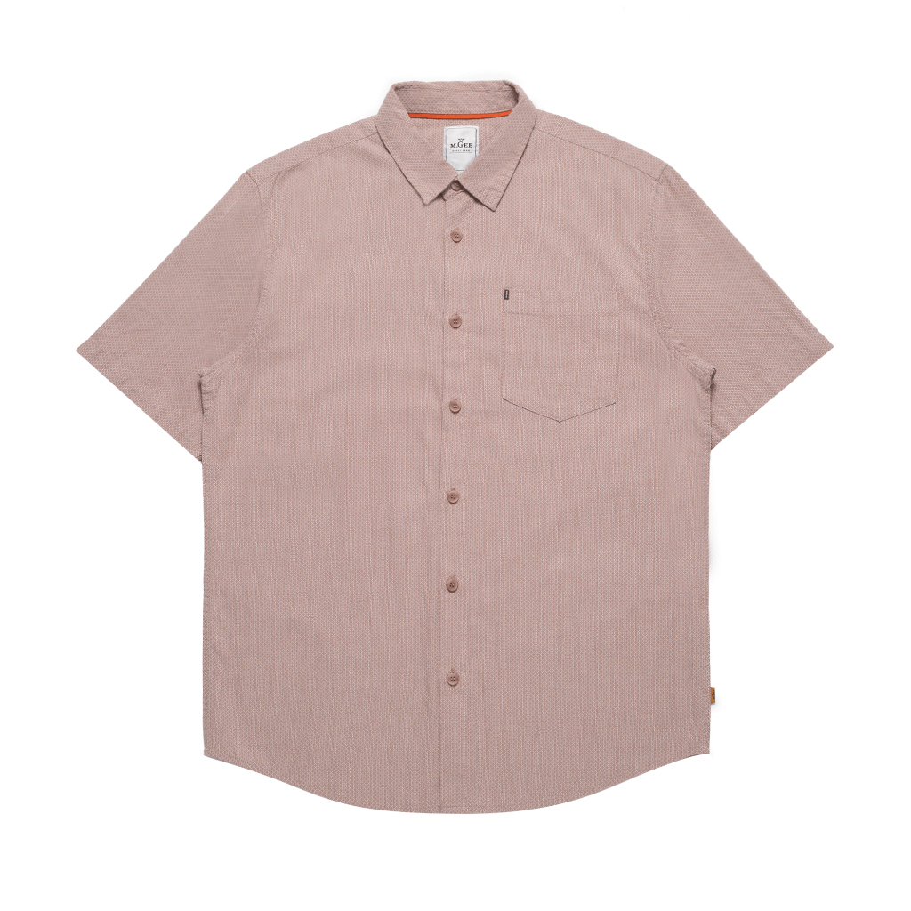 M.Gee Kemeja Casual Lengan Pendek Pria Mgee Original ALTO C115 Red