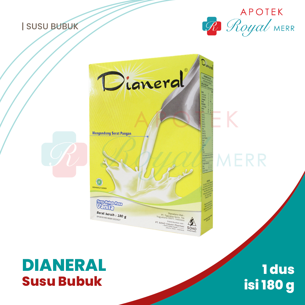 

DIANERAL 180 GRAM Susu Pengganti Makanan Untuk Penderita Diabetes