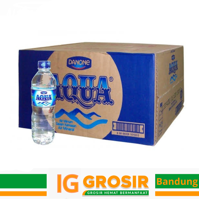 

Aqua Botol 600 ml/dus (isi 24 botol)