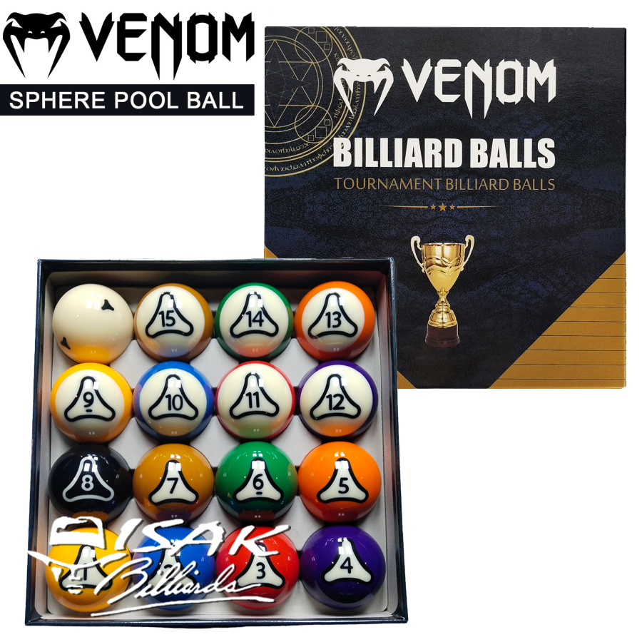 Venom Sphere Ball 2.1/4" - CB 2.1/4" | Bola Besar Billiard Pool Set