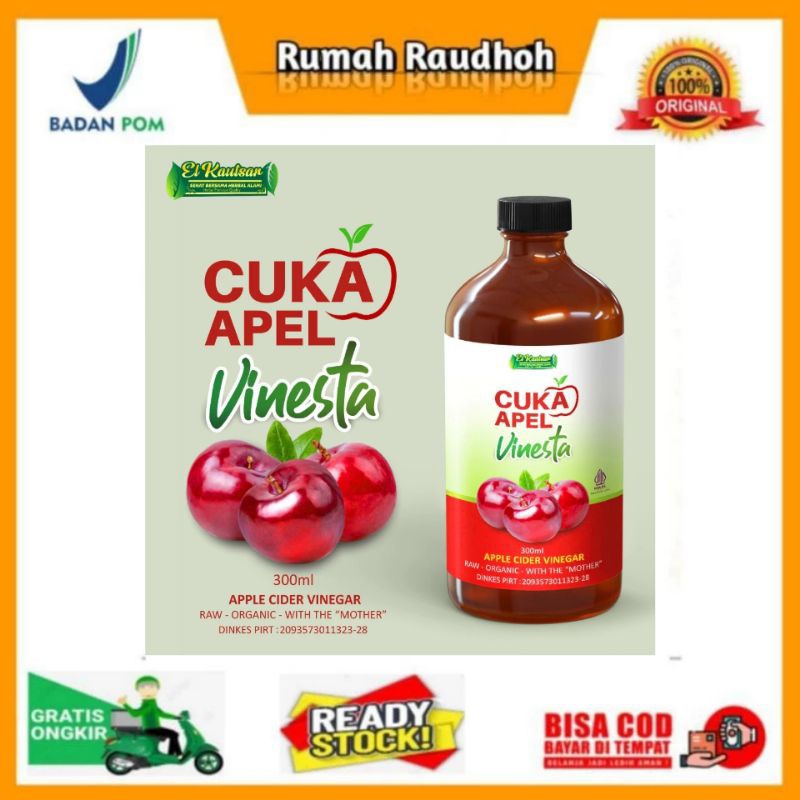 

CUKA APEL VINESTA ORIGINAL EL KAUTSAR 300 ML