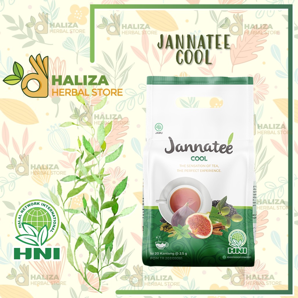 

Jannatea cool HNI HPAI Isi 20Kantong Teh Herbal kaya manfaat untuk menjaga kesehatan tubuh dan melancarkan haid