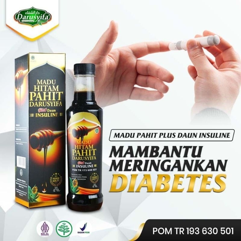 

OBAT HERBAL DIABETES MADU HITAM PAHIT INSULINE DARUSYIFA