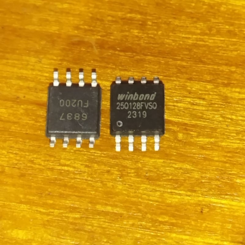 WINBOND 25Q128FVSG IC EEPROM 25Q128 KUALITAS BACA DESKRIPSI