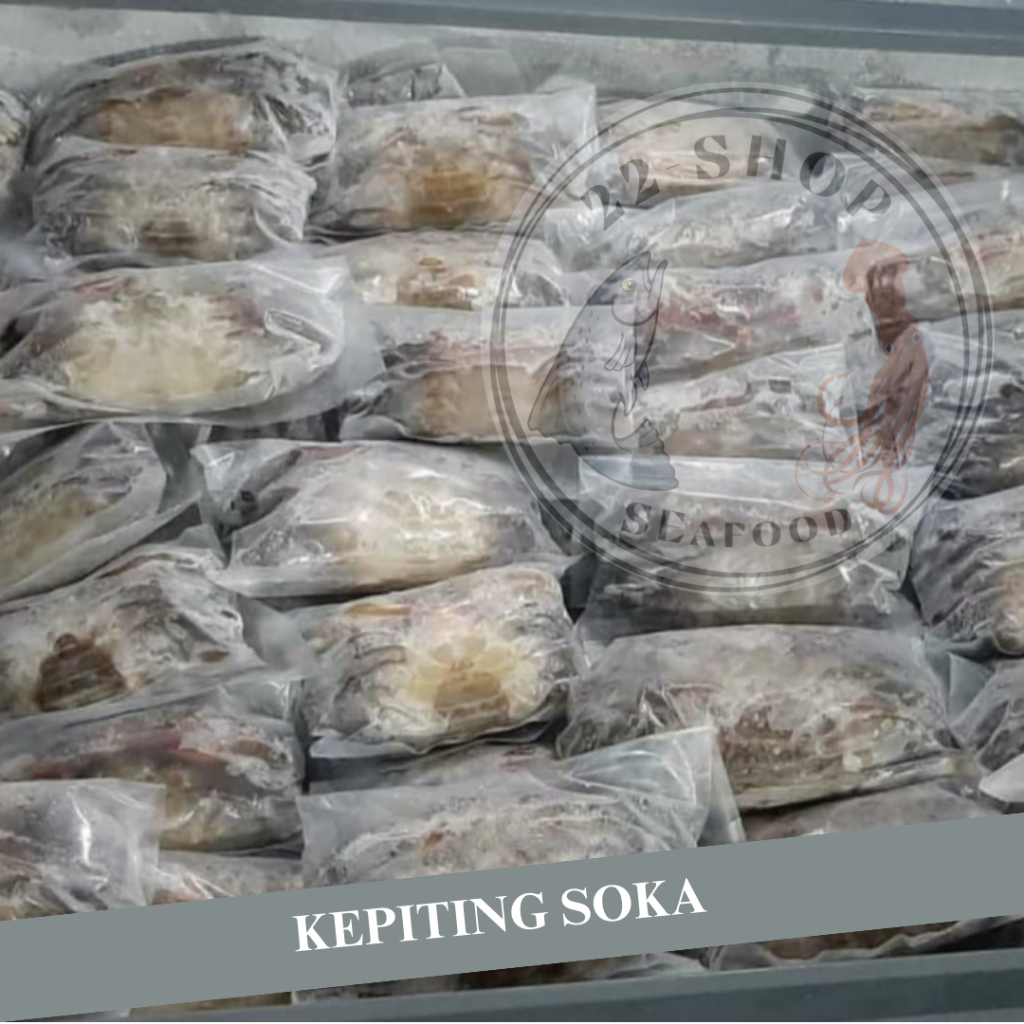 

Kepiting Soka Frozen / Soft Shell Crab Frozen / Kualitas Ekspor 1 Kg