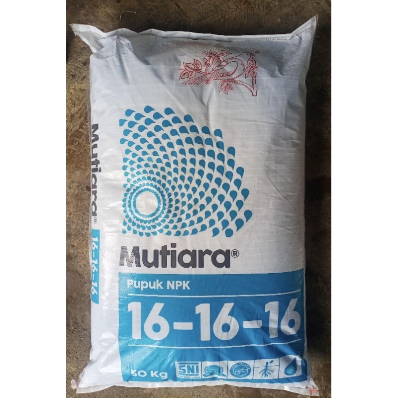 PUPUK NPK MUTIARA 161616 MEROKE KEMASAN BAL 50kg