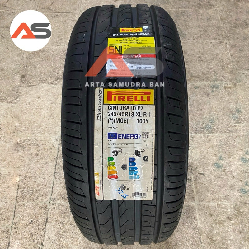 Ban Pirelli Cinturato P7 RFT 245 / 45 R 18 R18 (Run Flat Tyre)
