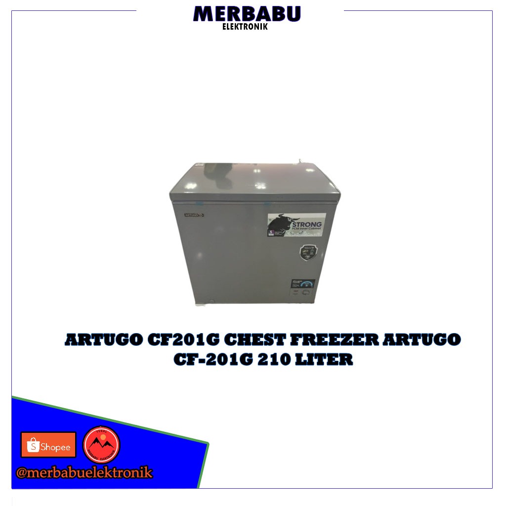 ARTUGO CF201G CHEST FREEZER ARTUGO CF-201G 210 LITER