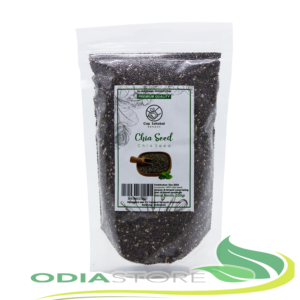 

Black Chia Seed ORGANIK / Rempah / JSR 100% PREMIUM QUALITY isi 250gr