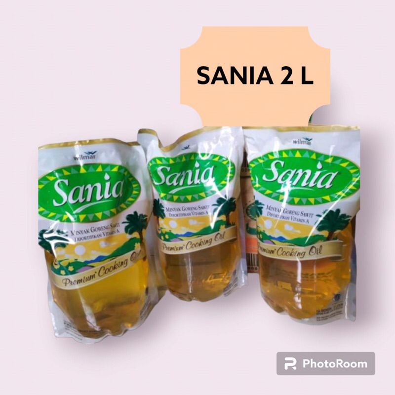 

Minyak goreng sania 2 L 1 dus