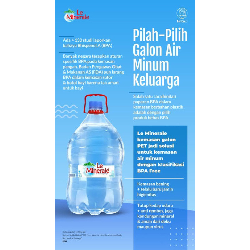 

[INSTANT KHUSUS JOGJA] GALON LEE MINERAL 15L Asli