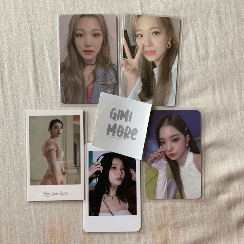 Photocard Saerom Nagyung Jiheon fromis_9 Midnight guest Kihno Jewel After benefit POB Weverse Interp