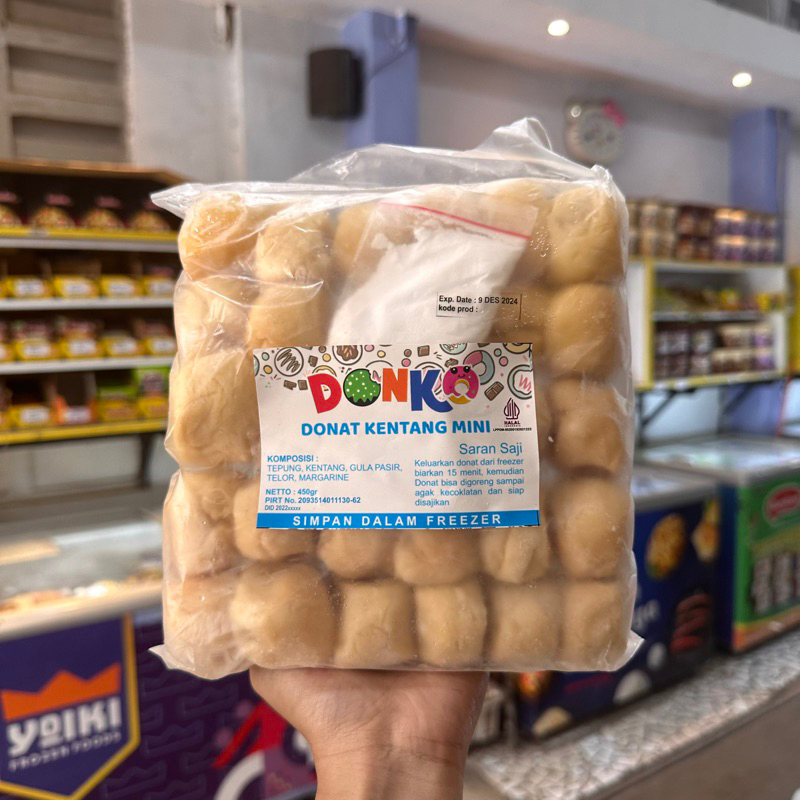 

DONKO donat kentang mini isi 30