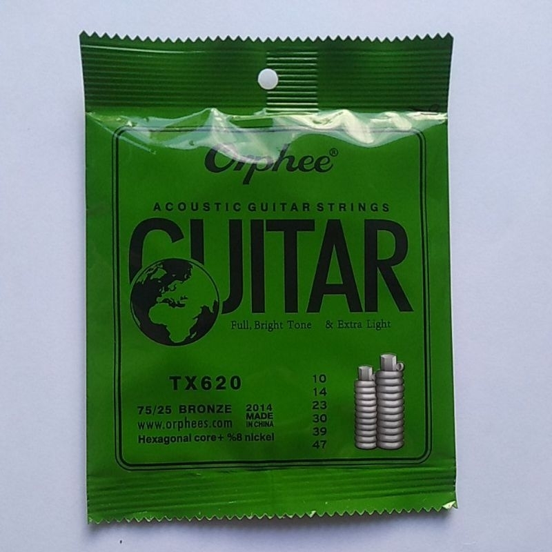 Senar Gitar Orphee Akustik TX620