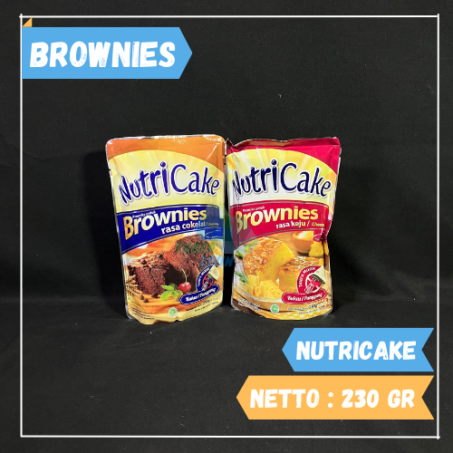 

Nutricake Brownies Kukus / Panggang Cokelat Keju isi 230gr