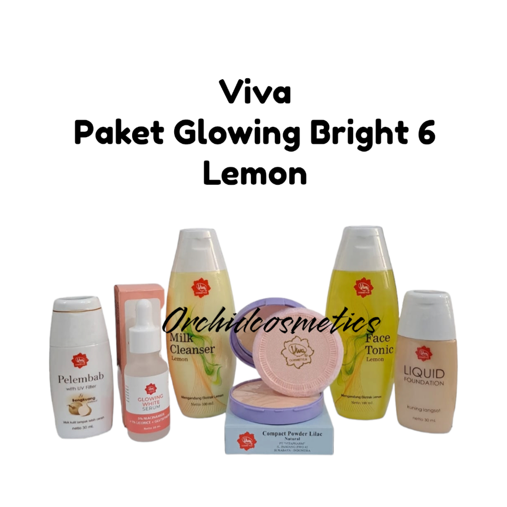 VIVA PAKET GLOWING BRIGHT 6/ VIVA PAKET SKIN CARE&MAKE UP HEMAT