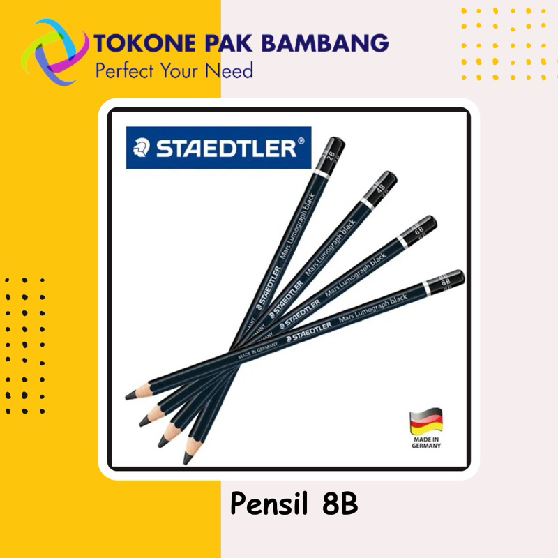 

Pensil 8B Staedtler Black