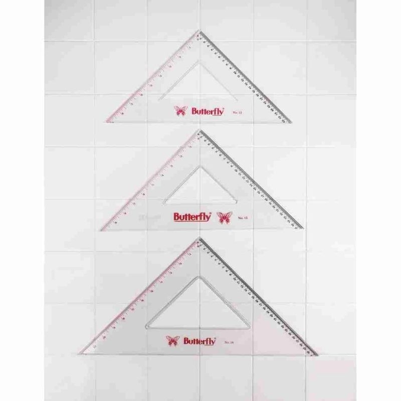 

Set Penggaris Segitiga Butterfly No. 6 / BT - No. 6