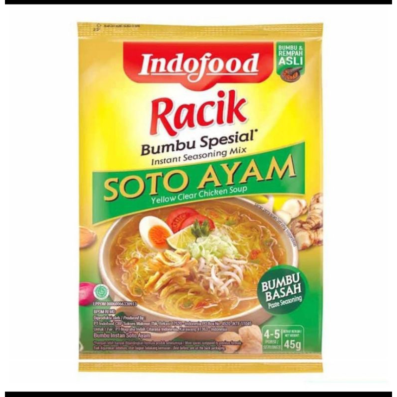 

racik bumbu special soto ayam 45gram