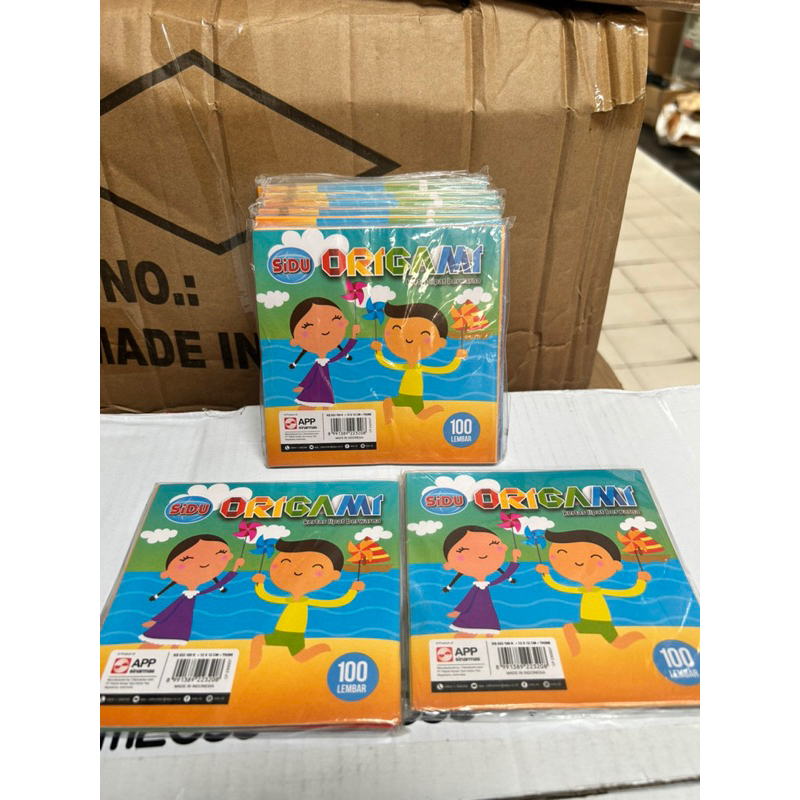 

ORIGAMI SIDU 12 X 12 ISI 100 LEMBAR