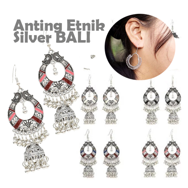 Anting Etnik Silver Bali Asli