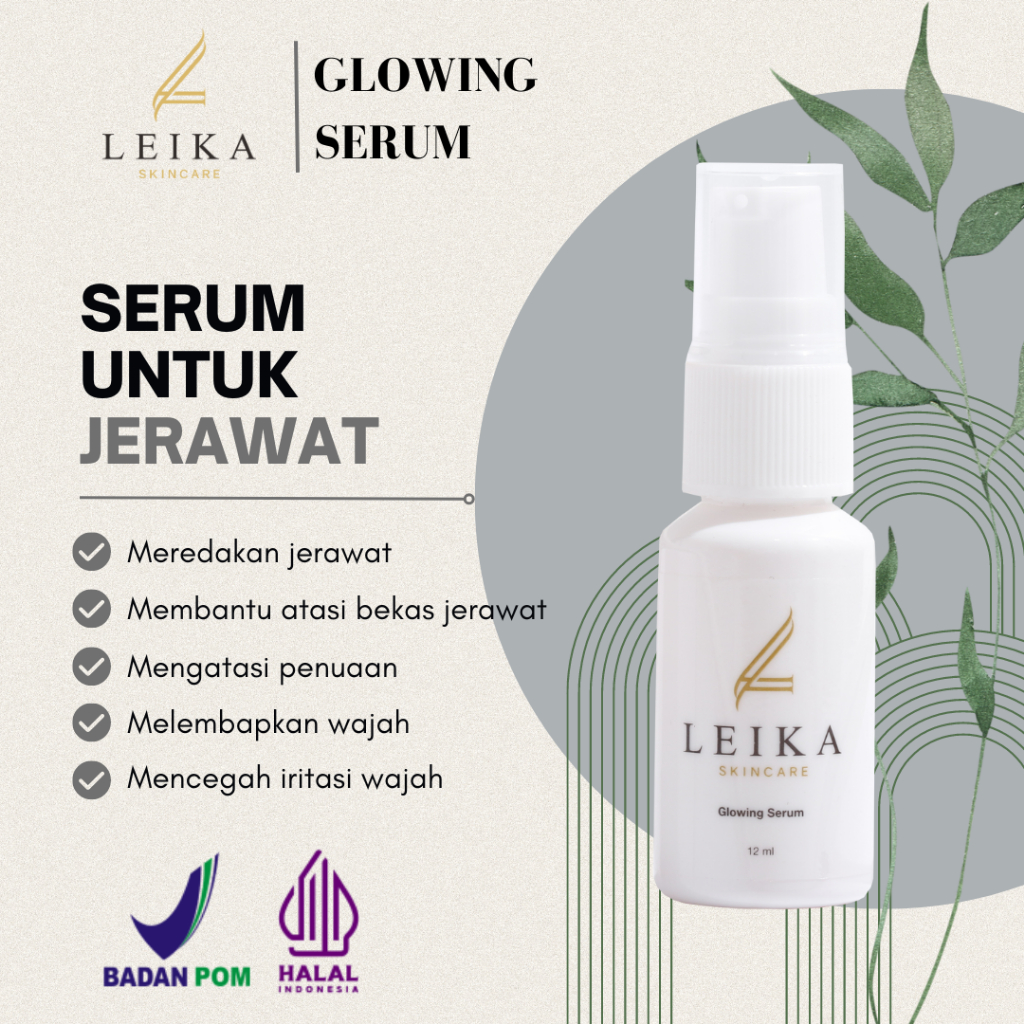 Serum Penghilang Jerawat Permanen Leika Skincare Original Obat Penghilang Bekas Jerawat Bopeng Brunt