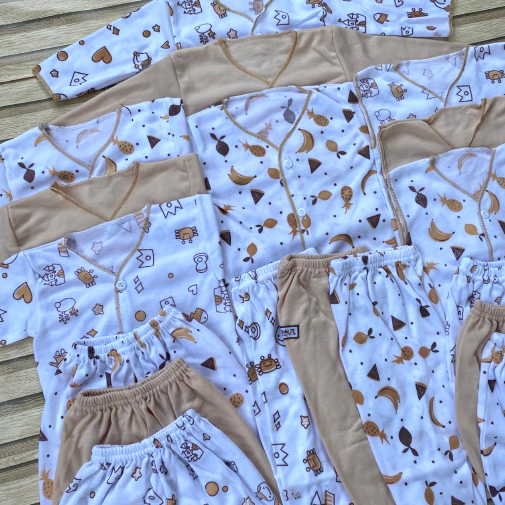 Cuci Gudang 18 Pcs Baju Bayi Baru Lahir Celana Bayi Newborn Laki Laki Perempuan Pakaian Bayi Kado