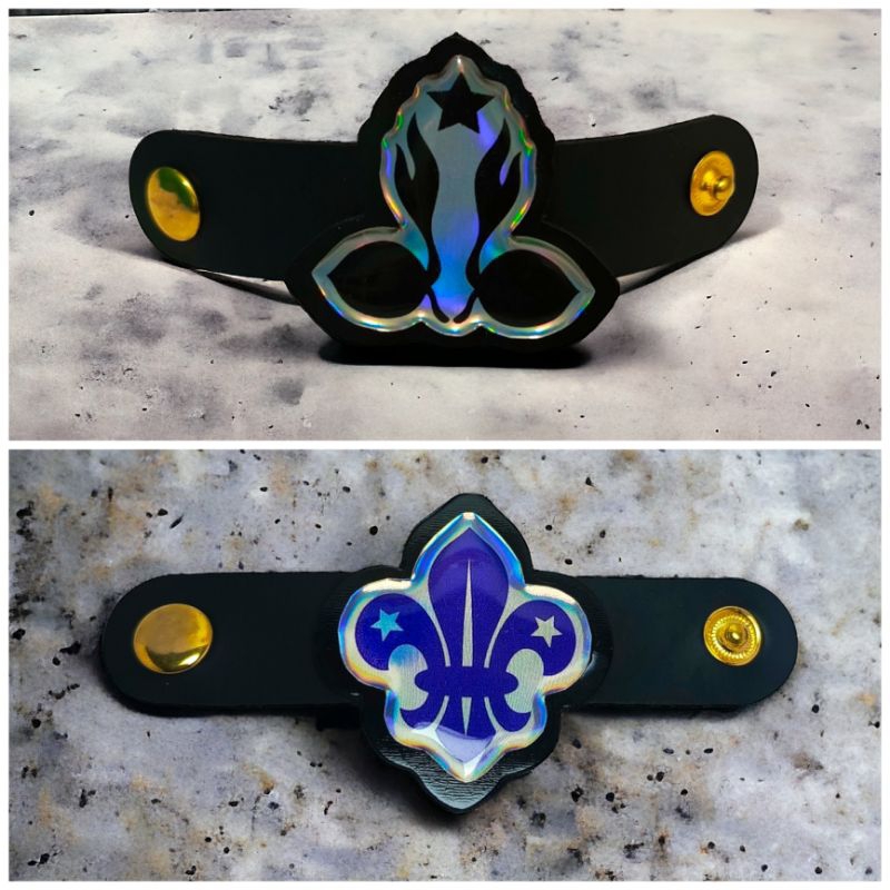 Ring Kacu Pramuka Hologram tameng tali dan kalep premium terbaru, ring hasduk, pengikat kacu, smp, s