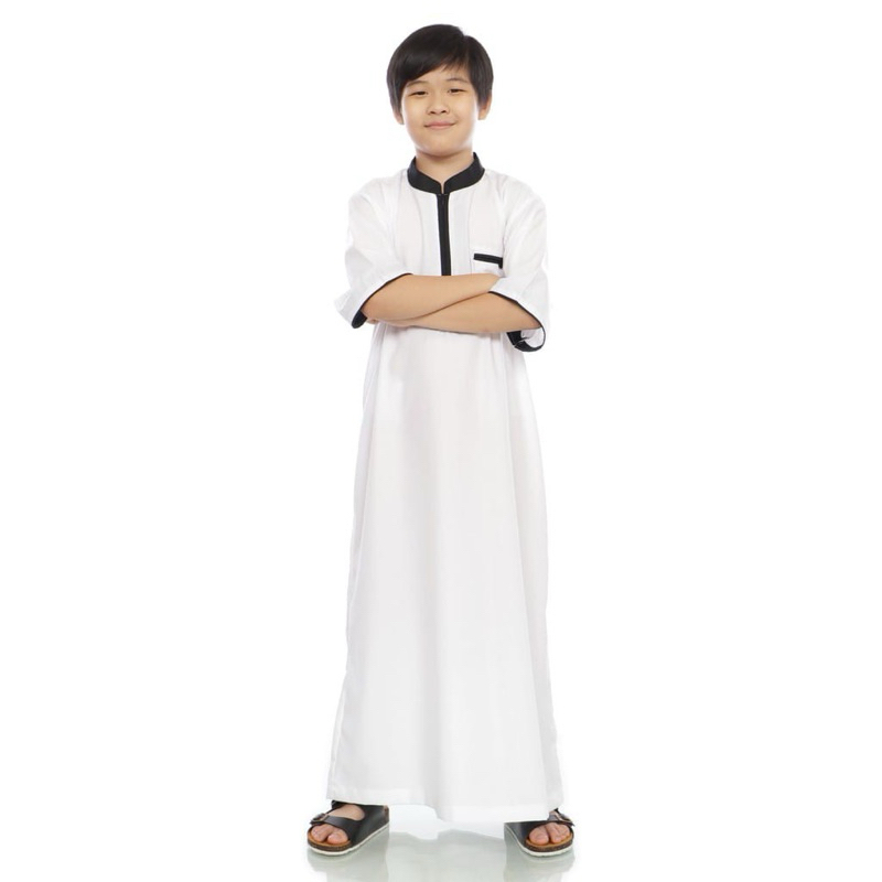 TOKOBAJUM-  Koko Jubah Anak  / Koko Anak / Koko Jubah +peci/ Koko Premium / Baju Muslim Setelan