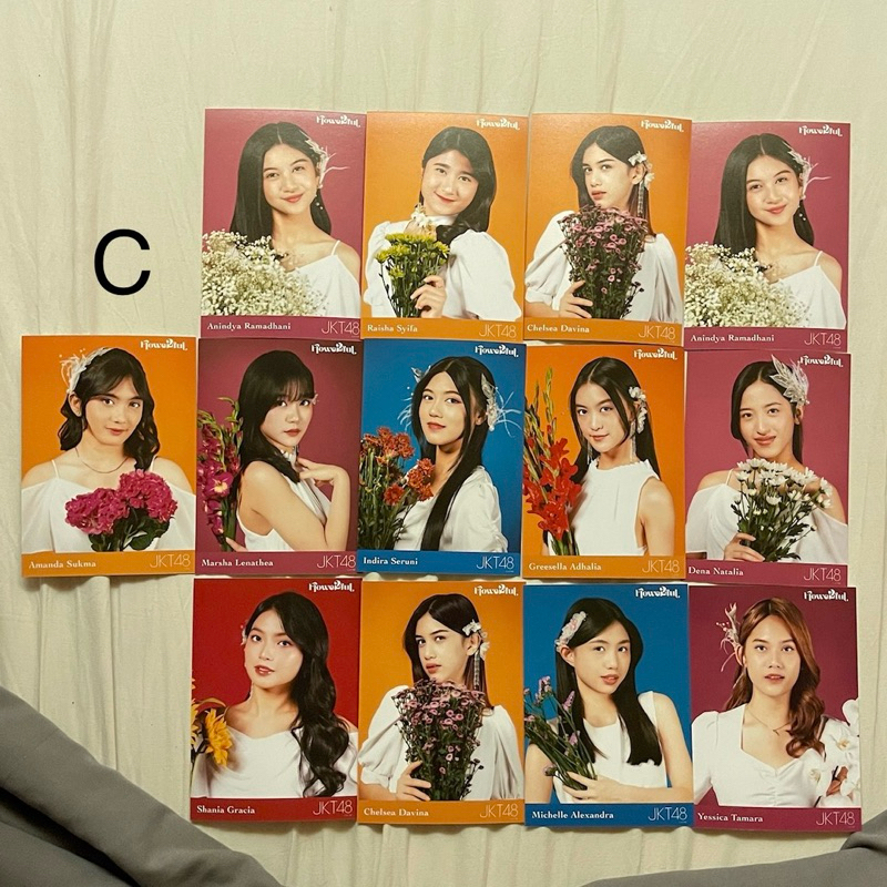 (2/2) READY STOCK PP PHOTOPACK Flowerful JKT48 12 anniversary concert bukan pc photocard terbaru flo