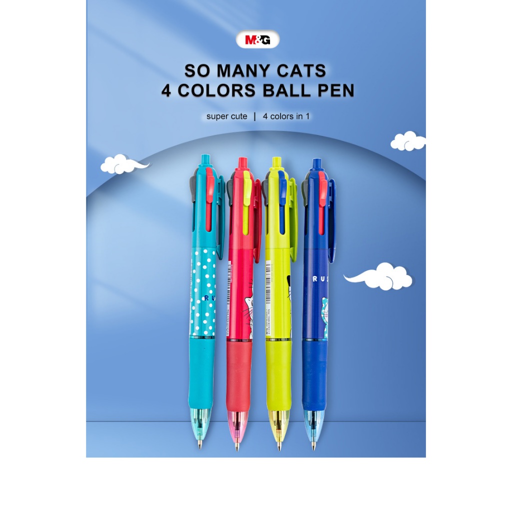 

M&G Pulpen 4 warna cute
