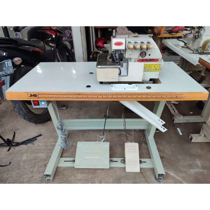 MESIN OBRAS benang 4 siruba, typical, jack dinamo/servo