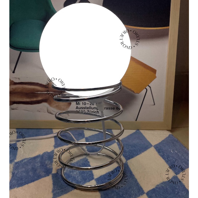 [objet rond] bouncee ball table lamp | bauhaus spaceage modern style nordic aesthetic korea ins lamp