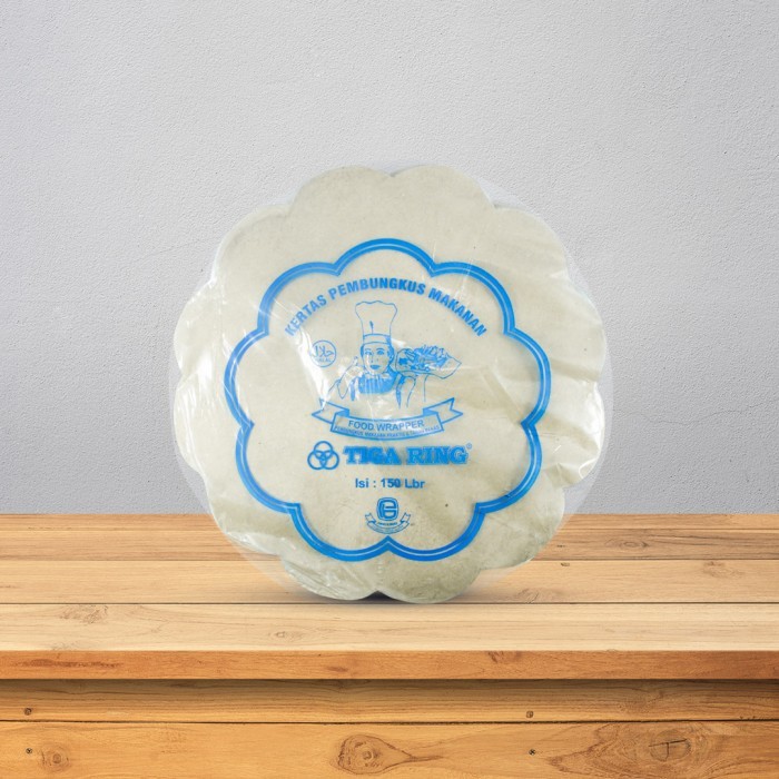 COD HLP Kertas Nasi Bentuk Bulat/kertas Nasi Bunga || Kertas Nasi Tiga Ring Bunga || Kertas nasi Isi