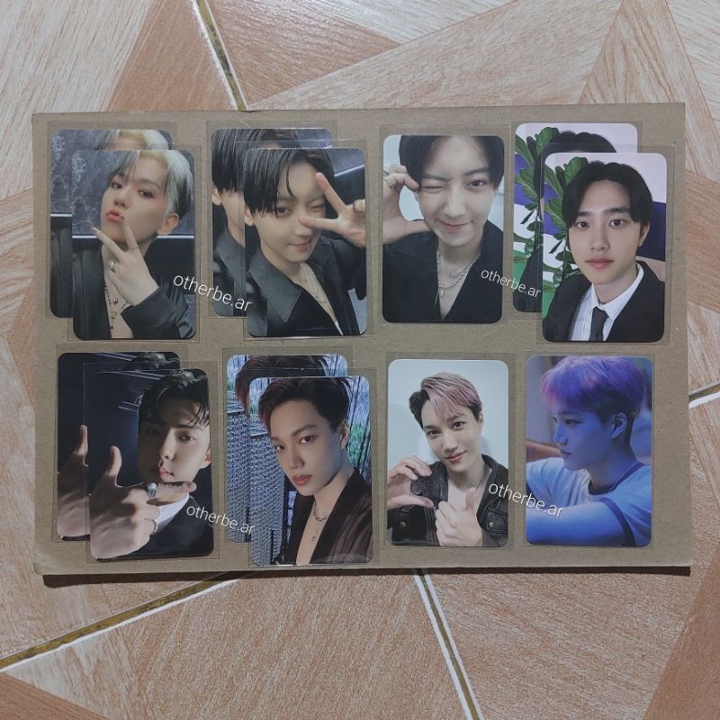 ready stok - baekhyun chanyeol kyungsoo D.O. kai sehun pc pop up md photocard event 100ribu won