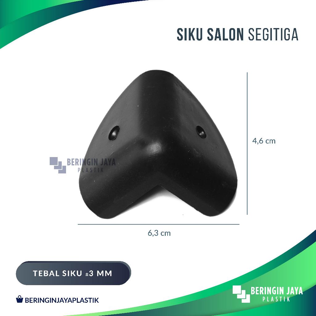 Siku Salon Speaker Segitiga / Kaki Box Speaker Plastik