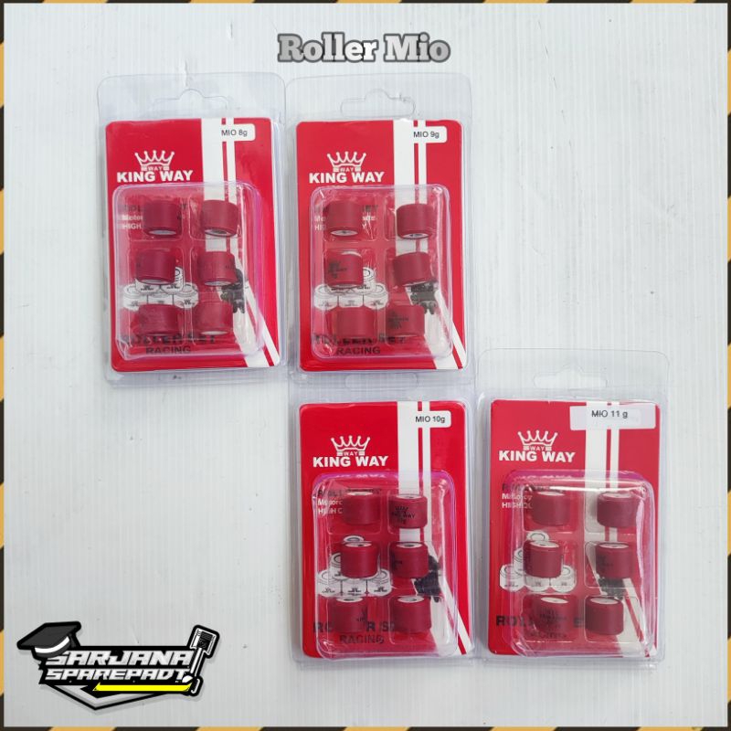 King Way Roller Roler Racing  8 9 10 11 Gram GR Motor Mio J Sporty Soul GT Fino FI Smile Karbu Lama