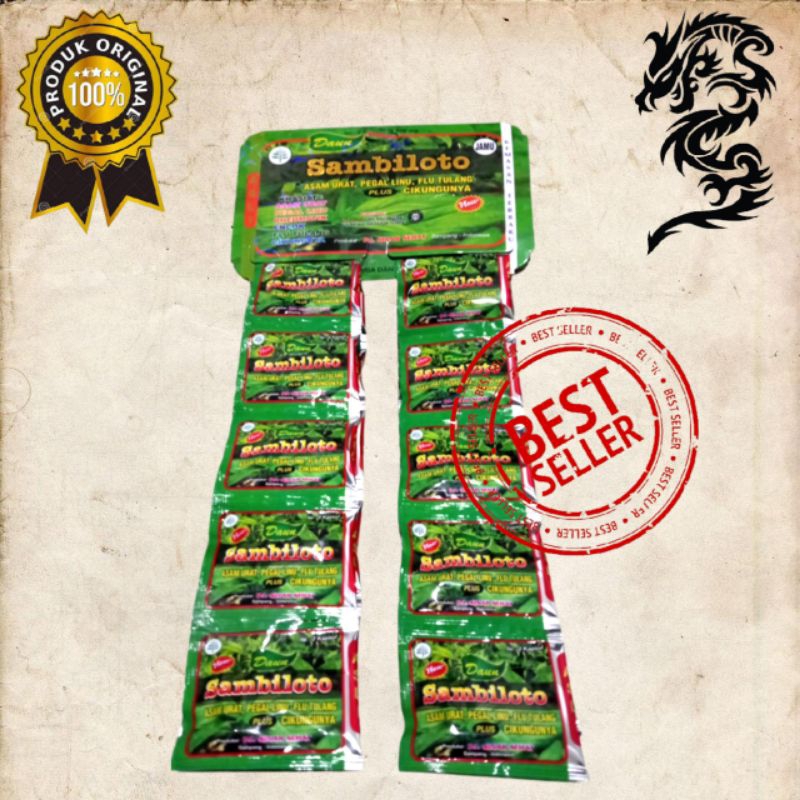 

asli Daun sambiloto - pegal linu asam urat - terlaris