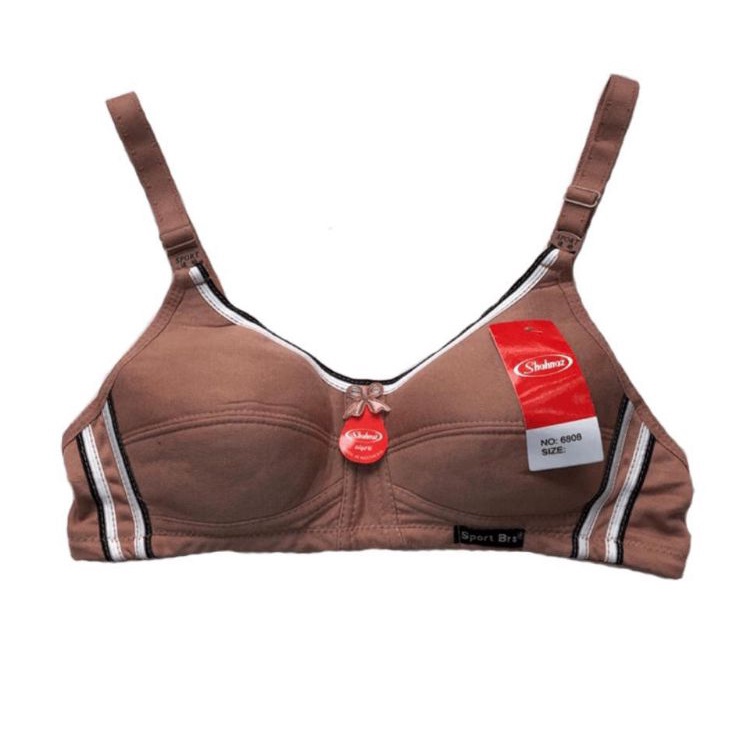 Terkini Shahnaz  Sport Bra Bh Remaja Dewasa Tanpa kawat Bh busa tipis list 688