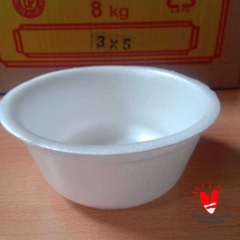 

STEROFOM STYROFOAM mangkok nasi,kue,snack bakso isi 100pc