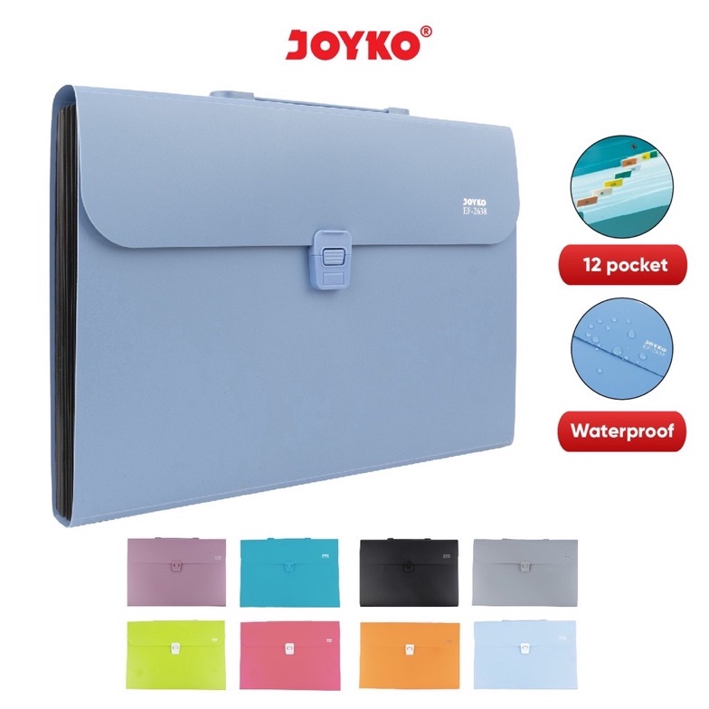 

Kemasan Baru Expanding File Map Harmonika Joyko EF2638 Folio 13 Pocket 8AY