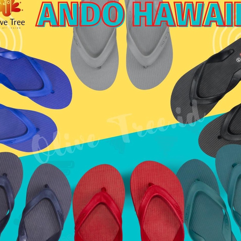 Sandal Jepit Ando Hawaii 1 Original Ando Hawai Sandal Jepit Pria Sandal Jepit Lakilaki