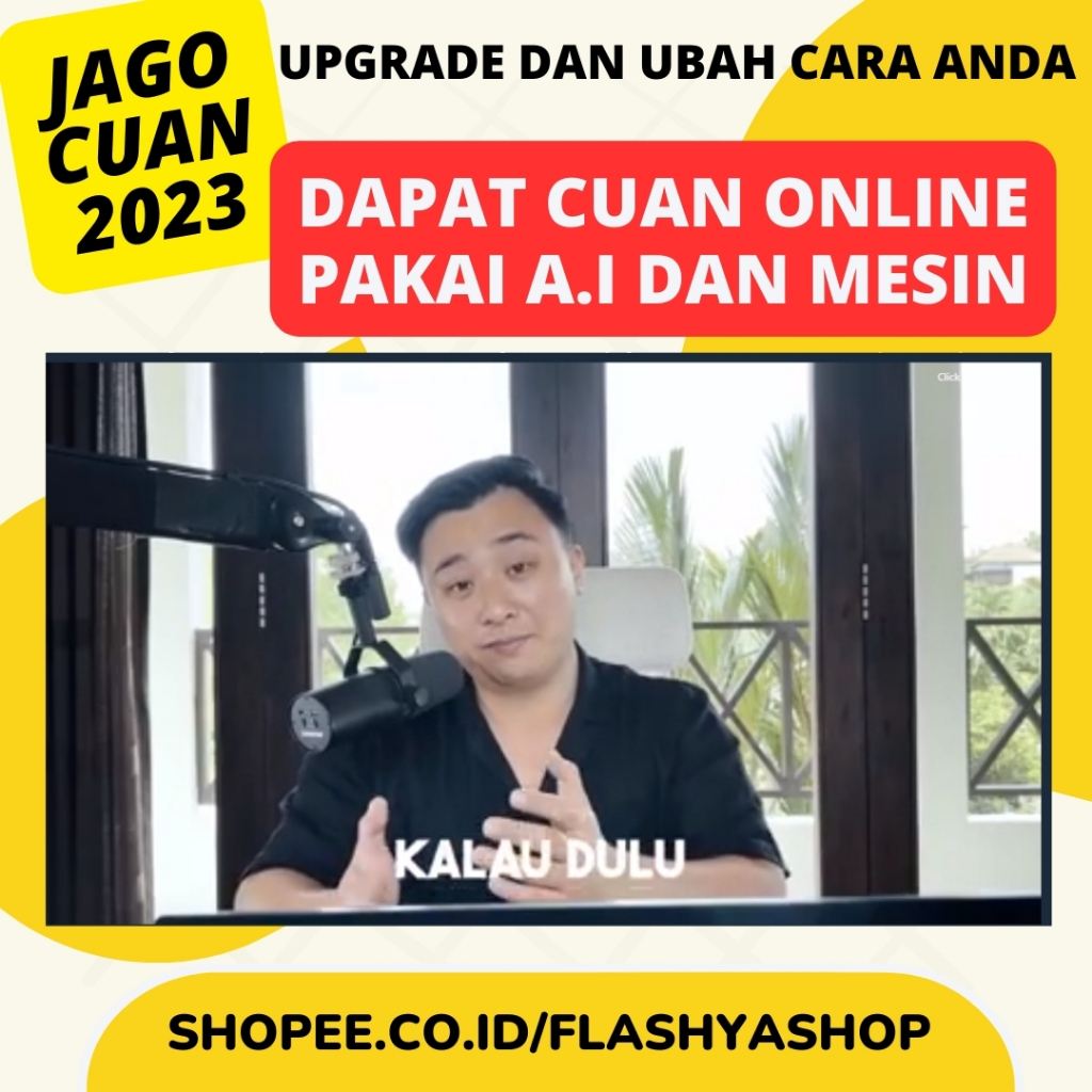 e-Course Jago Cuan 2023 PAKAI AI Pakai ChatGPT Cocok Untuk Bisnis Digital Marketing Content Creator 