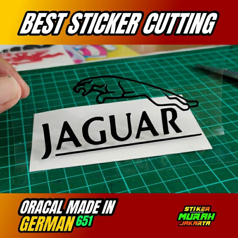 STIKER JAGUAR | STIKER CUTTING | CUSTOM MOBIL LAPTOP KOPER DAN MOTOR