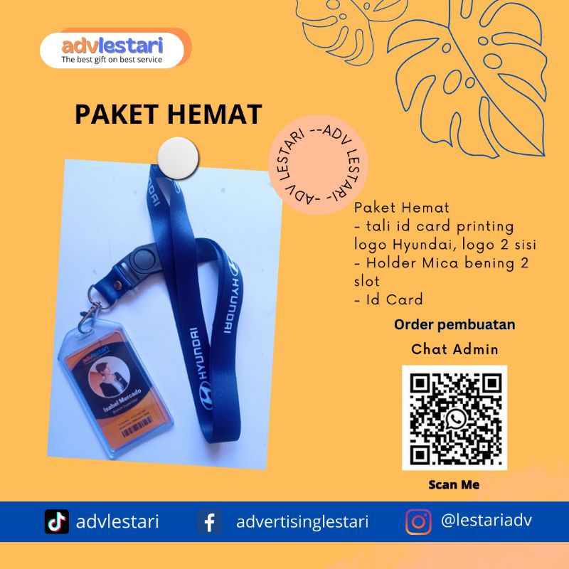 

PAKET HEMAT LANYARD/ID CARD/HOLDER